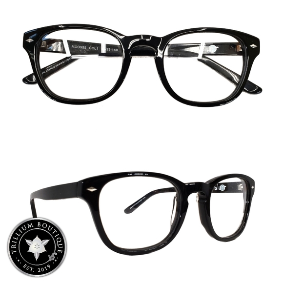 Blurr MOD 995 Col1 Black Glasses Frames - Picture 1 of 9